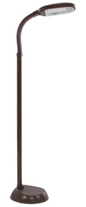 lot 277 image: Lavish Home Adjustable Floor Lamp - Full Spectrum Natural Sunlight Lamp and Bendable Neck