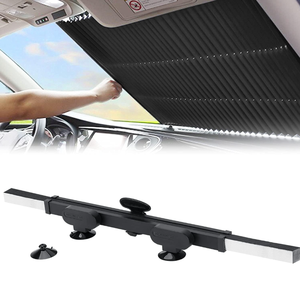 lot 298 image: Retractable Windshield Sun Shade for Car, Large Sun Visor Protector Blocks 99% UV Rays to Keep Your Vehicle Cool