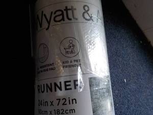Wyatt and Ash 24 x 72 Washable Runner -matching rug #11
