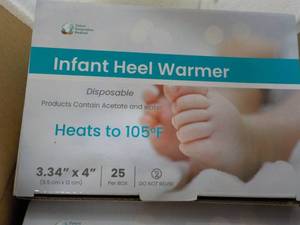 4 x 25 Infant Heel Warmers from Future Generation Medical - good for all ages