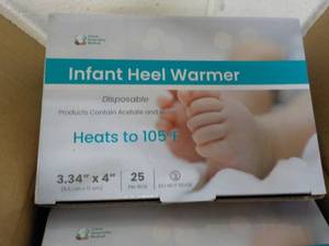 4 x 25 Infant Heel Warmers from Future Generation Medical - good for all ages