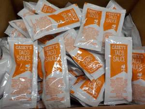 200 ct Individual Pouches Taco Sauce Best by 06182024