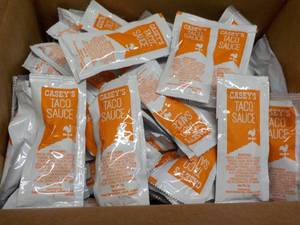 200 ct Individual Pouches Taco Sauce Best by 06182024