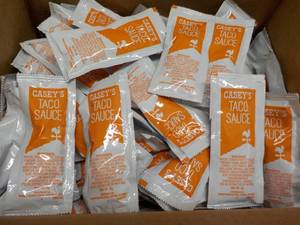 200 ct Individual Pouches Taco Sauce Best by 06182024