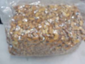 12 12 lb. Bag Honey Roasted Cashews Halves and Pieces