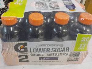 12 pack Gatorade Lower Sugar Grape...