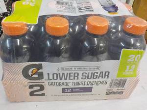 12 pack Gatorade Lower Sugar Grape...