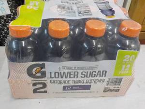 12 pack Gatorade Lower Sugar Grape...