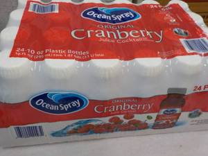 24 pack Ocean Spray Original Cranberry Juice 10 oz bottles