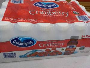24 pack Ocean Spray Original Cranberry Juice 10 oz bottles