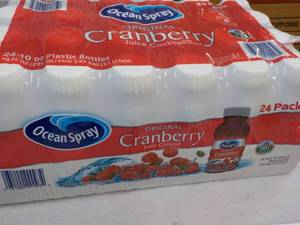 24 pack Ocean Spray Original Cranberry Juice 10 oz bottles