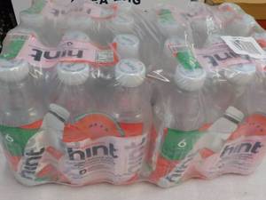 24 pack Hint Water Infused with Watermelon Essence 16 oz bottles