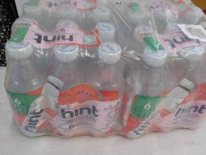 24 pack Hint Water Infused with Watermelon Essence 16 oz bottles