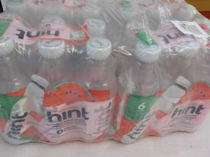 24 pack Hint Water Infused with Watermelon Essence 16 oz bottles