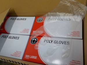 10000 Size Large Polyethylene Gloves