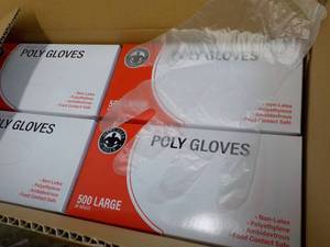 10000 Size Large Polyethylene Gloves