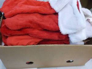 Box of Plush Xmas Stockings- new with tags