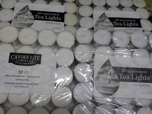 4 x 50 ct Multipurpose Tea Lights Unscented