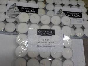 4 x 50 ct Multipurpose Tea Lights Unscented