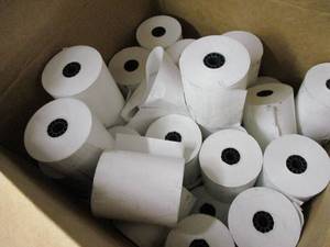 Receipt Paper Rolls, lots of rolls...