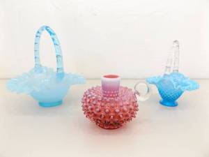 Lot of Misc Vintage Fenton Pieces