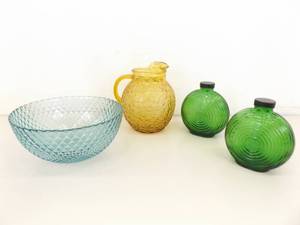 Lot of Misc Vintage Glassware Pieces