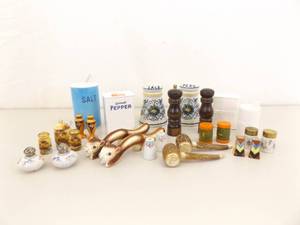 Collection of Vintage Salt and Pepper Shakers