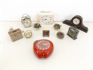Lot of Vintage Windup and Electric Clocks