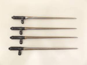 Lot of 4 Vintage SKS Spike Bayonets