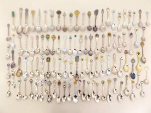 Large Lot of Lot of Collectible Souvenir Spoons
