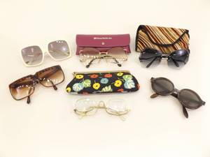 Vintage Sunglasses in Cases etc.