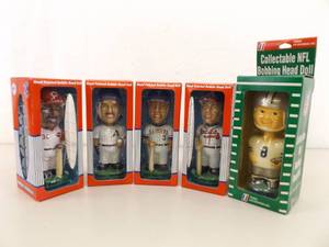 Lot of Vintage Sports Bobbleheads