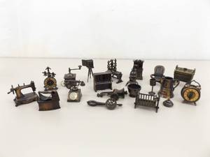 Lot of Collectible Durham Industries etc. Dollhouse Figurines, Pencil Sharpeners, etc.