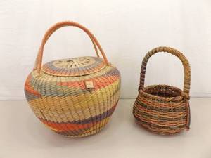 LARGE Woven Basket and a Medium Sized One