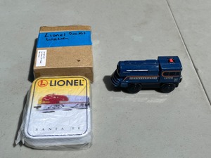 lot 27 image: Authentic Lionel Santa Fe Pocket Watch LIONEL Pennsylvania Railroad 6100 Blue Torpedo Locomotive ... Rare