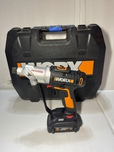 lot 29 image: WORX Switchdriver WX176L.6 2-in-1 Cordless Drill & Driver with bits, in a case.