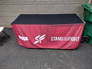 lot 91 image: NRA Stand & Fight Table coverskirt