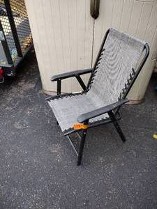lot 219 image: Caravan Sports Suspension folding chair 300 LB Capacity