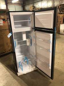 Magic Chef 7.3 cu. ft. 2-Door Mini Fridge in Platinum Steel with Freezer  Customer Returns See Pictures