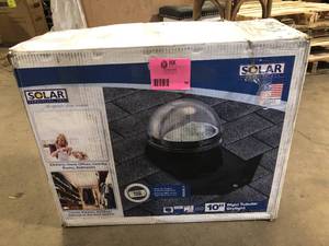 EZ Tubular Skylight 10 in. Tubular Skylight with Seamless Composite Flashing  Customer Returns See Pictures