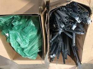 VEVOR Walk-in Tunnel Greenhouse 10 ft. W x 20 ft. D x 7 ft. H Portable Plant Greenhouse with Galvanized Steel Hoops, Green Damaged  Customer Returns See Pictures