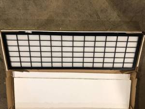 Oriental Furniture 5 ft. Black 3-Panel Room Divider   Customer Returns See Pictures