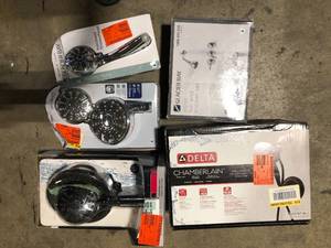 Lot of Assorted Shower Plumbing Items Various Models and Conditions   Customer Returns See Pictures