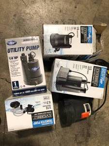 Lot of Assorted Plumbing Items Various Models and Conditions   Customer Returns See Pictures
