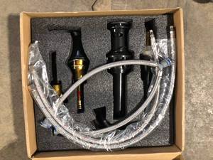 KOHLER Simplice 2-Handle Shower Faucet Trim Kit in Matte Black (Valve Not Included) Customer Returns See Pictures