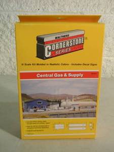 lot 36 image: WALTHERS CORNERSTONE SERIES N SCALE #933-3213 CENTRAL GAS SUPPLY - IN BOX - NICE - GREAT PIECE - SEE PICTURES