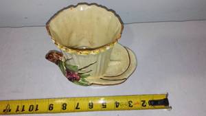 Vintage Mccoy Art Pottery, Fancy Lotus Leaf