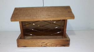 Bird Feeder, Wood.