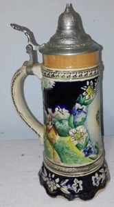 Vintage German Musical Beer Stein