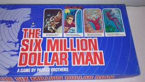 Vintage 1975 Parker Brothers The Six Million Dollar Man Board Game